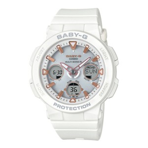 Reloj de cuarzo de la Sra. Casio bga2500 - 7a Casio baby - G Solar Power six Bureau Radio Watch