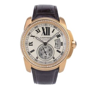 Cartier hombre reloj mecánico chico perforación trasera