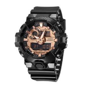 Reloj de cuarzo masculino Casio G - block nuevo reloj de cuarzo masculino de oro rosa ga700mmc