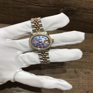 Sra. Rolex reloj mecánico Rolex taladro trasero de registro de Rolex