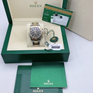 Rolex hombre rendimiento mecánico carga Rolex 116503 cronometraje cósmico diton conjunto completo