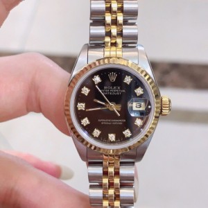 Serie de registro de relojes mecánicos de la Sra. Rolex 69173