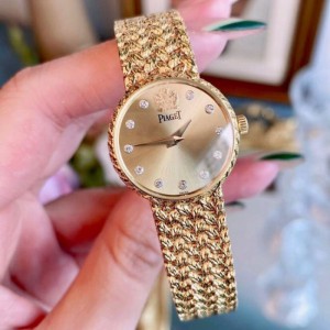 Conde 750 reloj de cuarzo de dama con diamante original en oro