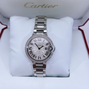 Lady Cartier quartz Performance cargo Cartier Blue balloon 33 metros de diámetro con relojes de mujer de cuarzo Diamante