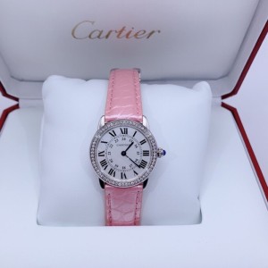 Lady Cartier quartz Performance cargo Cartier London Small 29 Table Diamonds backed Diamond quartz Women s table