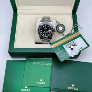 Rolex Men s Machinery Performance cargo Rolex submariner 116610 tiene un juego completo de 40 metros de negro de calendario