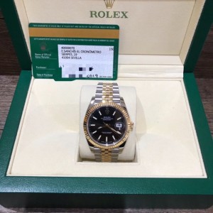 Rolex Men s Machinery Performance cargo Rolex 126333 diario de bordo 41 nuevo juego completo de discos negros