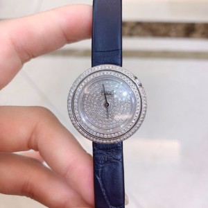 Reloj de cuarzo de la Condesa reloj de cuarzo de la Condesa con diamantes en la parte trasera