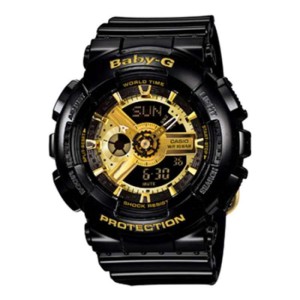 Reloj de cuarzo de la Sra. Casio reloj de cuarzo de Casio reloj de oro negro para hombres y mujeres bebé - G impermeable para deportes de moda