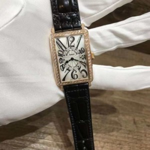 Sra. Frank Mueller diamante original para chicas de reloj de cuarzo