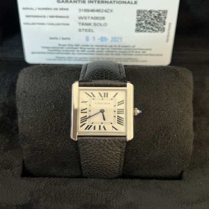 Sra. Cartier quartz meter Cartier tank Series