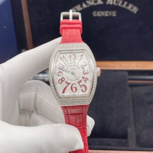 Reloj de cuarzo de la Sra. frankmuller reloj de cuarzo de la Sra. frankmuller con diamantes en la parte trasera