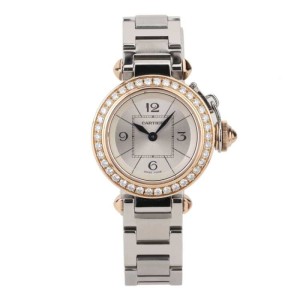 Sra. Cartier quartz meter Girl original Diamonds