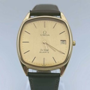 Reloj de cuarzo masculino Omega serie Omega Butterfly reloj masculino de cuarzo cuadrado envuelto en oro