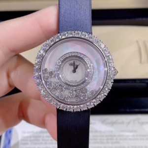 Reloj de cuarzo de la Sra. Chopin reloj de mujer platino