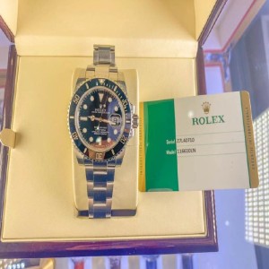 Rolex hombre reloj mecánico submarino negro