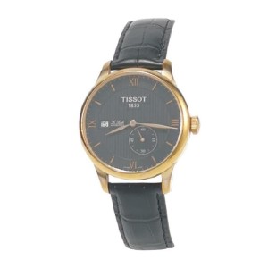 Reloj mecánico para hombres de Tissot negro, oro de alta gama lilok