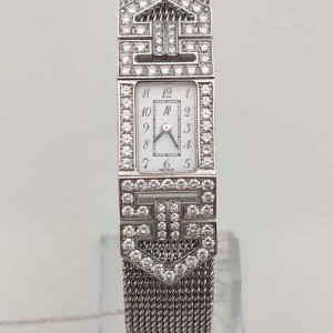 Reloj de cuarzo de la Sra. Abbey con diamante, reloj tejido de milán, reloj de pulsera de la Sra. quartz