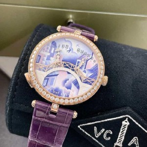 La chica del reloj mecánico de la Sra. van keryabao