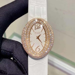 Condesa relojes de cuarzo, joyas, relojes de pulsera, serie de diamantes con incrustaciones originales de oro rosa