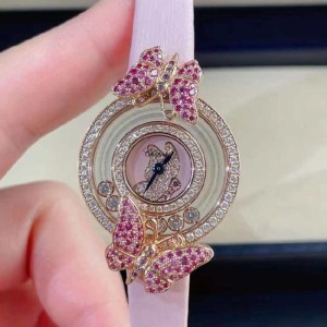 Reloj de cuarzo de la Sra. Chopin reloj de mujer de la serie de diamantes felices de Chopin