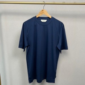 ジェニアメンズTシャツLサイズブルー641 B 07