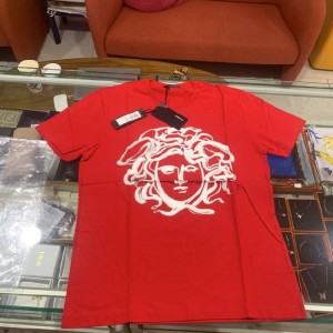 Camiseta Versace Versace rojo clásico Medusa avatar t