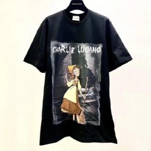 Camiseta de Lady Charlie Luciano camiseta negra talla XL