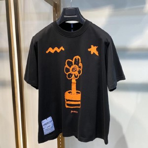 Camiseta de la Sra. macco nueva camiseta casual de manga corta de algodón negro para hombres y mujeres McQueen camiseta l