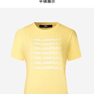 カール?ラガーファーレディースTシャツカールラガーファーKLOGO半袖TシャツMサイズ配列