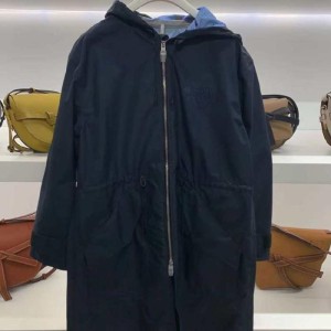 Gabardina para hombres de royway colección azul oto?o versión larga y relajada del abrigo