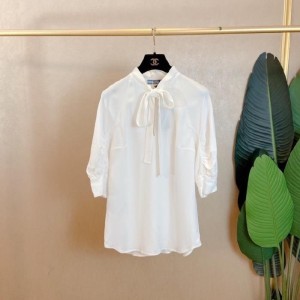  blusa de la Sra. Prada en blanco Francia [fr]  40