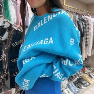  suéter de mujer balenciaga azul China (chn)  M