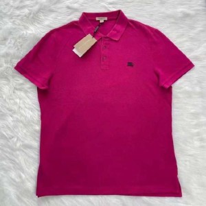 Blusa polo roja Burberry de manga corta