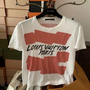 Camiseta de la Sra. Louis Vuitton camiseta de manga corta LV talla XS