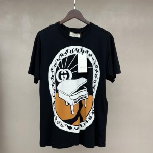 Tシャツ黒系チャイナ（CHN）XS