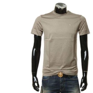 Aprio Armani bordado de manga corta para hombres águila estándar cómoda camiseta de manga corta de algodón laica