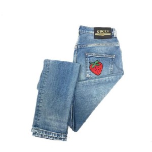 Gucci jeans fresa vaquero pantalones rectos