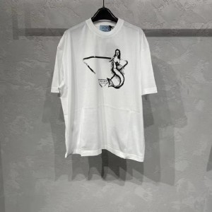 プラダTシャツホワイトマーメイドXLサイズ