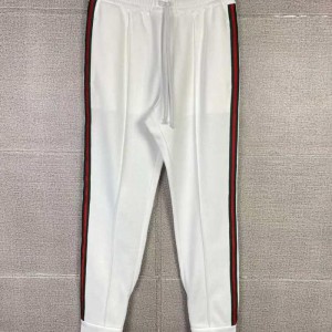 Gucci pantalones casuales para hombres Gucci pantalones casuales blancos para hombres XL especial