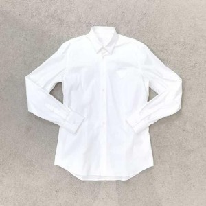 Camisa para hombres Prada camisa triangular blanca talla 39