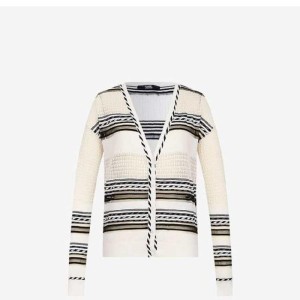 Suéter de la Sra. Karl Lagerfeld nuevo cardigan de punto hueco de primavera y verano Karl Lagerfeld m