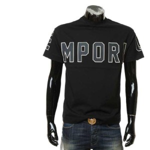 Aprio Armani camiseta de manga corta para hombres logotipo de moda de manga corta de algodón mercerizado para hombres