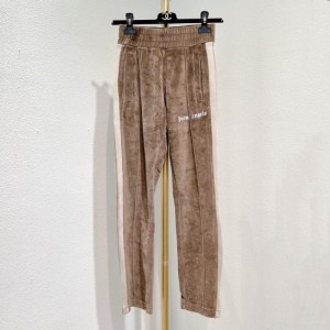 Palm Angel Lady pantalones casuales Palm Angle Brown franela pantalones deportivos casuales xxs