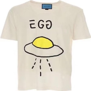 Camiseta Gucci camiseta UFO egg para hombres y mujeres Gucci