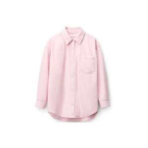 Camisa de la Sra. Alexander Wang camisa rosa claro de talla L 680