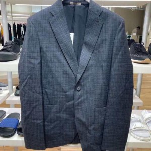 Traje de oto?o para hombres de baodie, chaqueta de traje casual a cuadros de Negocios