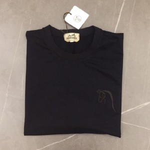 エルメス半袖新型馬頭Tシャツ黒Mサイズ