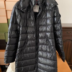 Chaqueta de plumón de la Sra. mengkou, chaqueta de plumón moncler, talla 00