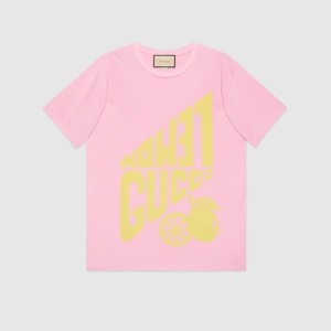 Camiseta Gucci camiseta limón camiseta rosa s